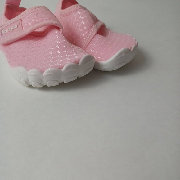 Racqua Toddler Water Shoes New Aqua Shoes Pink -13 Toddler -Hook & Loop Closure - Picture 5 of 10